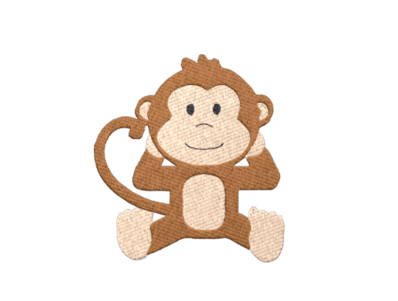 Baby Monkey: A Professional Embroidery Design Review