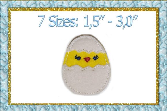 ITH Chickie in Egg Feltie File Review