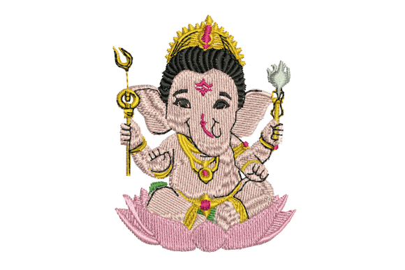 Lord Ganesha Sits and Gives Blessings Review
