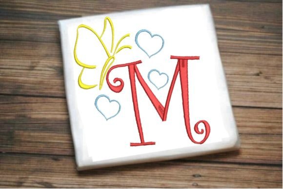 M Letter Love Butterfly Monogram Review