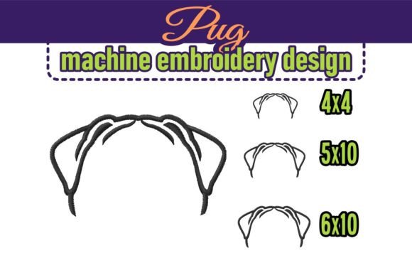 Pug Dog Ears Embroidery Design Review for Sellers