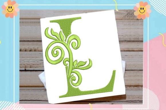 Reviewing the Beautiful Letter L Monogram for Real Stitching