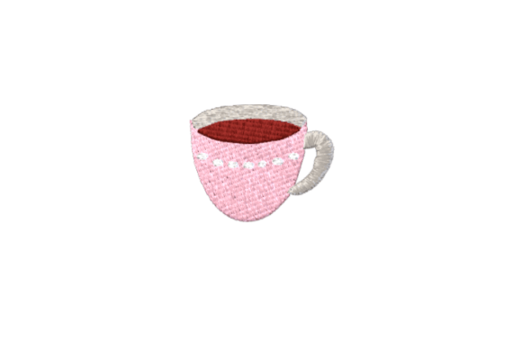 Small Tea Cup: A Professional Embroidery Design Review