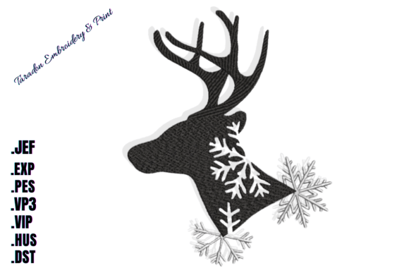 Snowflakes and Deer Silhouette Design Review