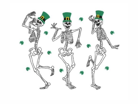 St. Patricks Day Dancing Skeletons Review