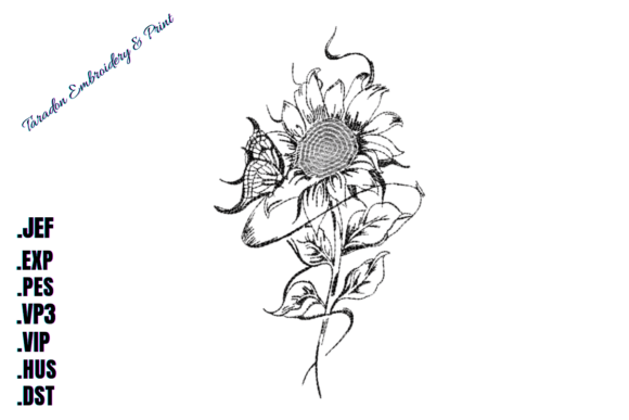 Sunflower Butterfly Sketch: A Designer's Review